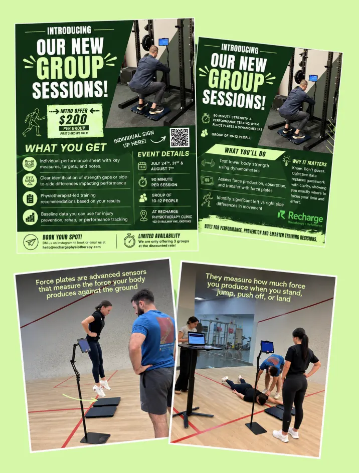 group session collage